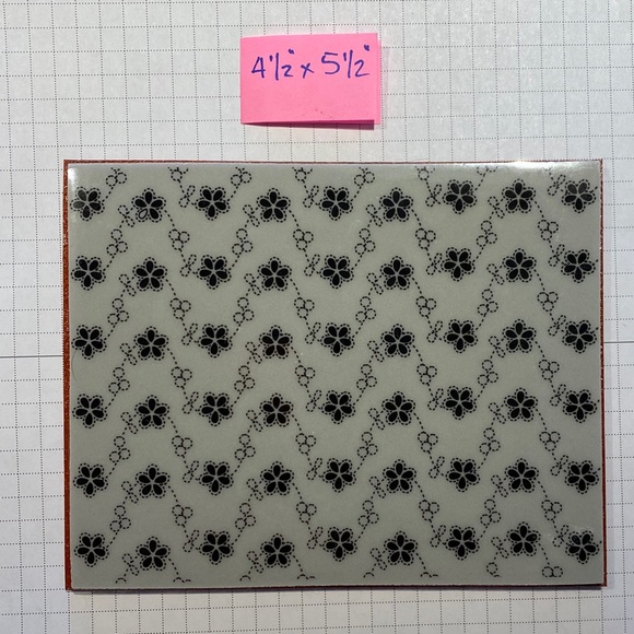 Large « Small Stitch Flowers » Background Stamp by Hero Arts - Picture 3 of 7